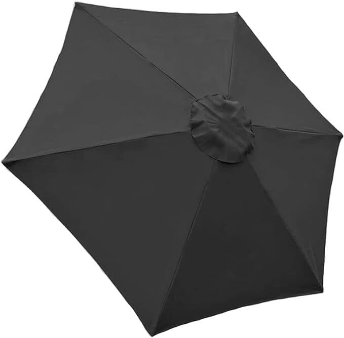 Tela de repuesto para sombrilla impermeable de 2,7 m y 3 m para 6 u 8 varillas