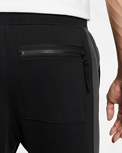 Nike Air BB Fleece Pant noir en molleton chaud et résistant