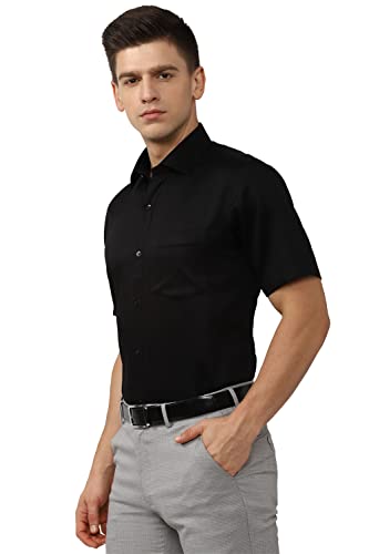 Image of Van Heusen Men's Cotton Solid Regular Fit Shirt