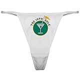 CafePress 19Th Hole Classic Thong Underwear, Funny Womens Panties White