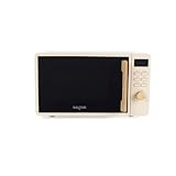 Salter Malmo 20 L Digital Microwave Oven - Clock and 60 Minute Timer, 8 Cooking Presets, Digital LED Display, Defrost, Solo Microwave, 27cm Glass Turntable, Easy Clean, Stone, 800 W