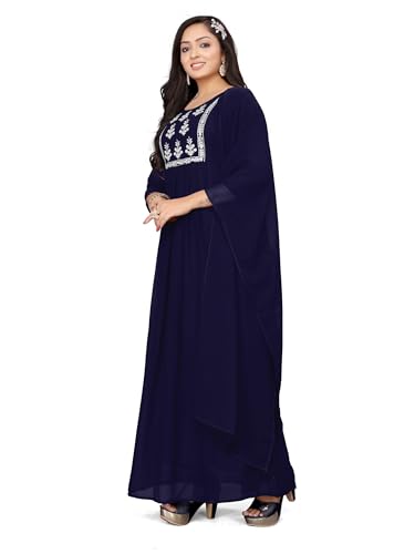 Image of Women's Georgette Fabric Kurti with Dupatta for Any Occassion | Kurti Set for Women