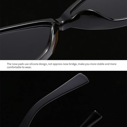 Lunettes de soleil œil de chat contre la fatigue visuelle monture rétro robuste à rivets