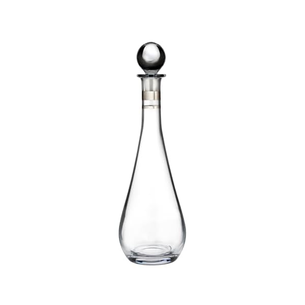 Waterford elegance tall decanter with round stopper  urban country home decor
