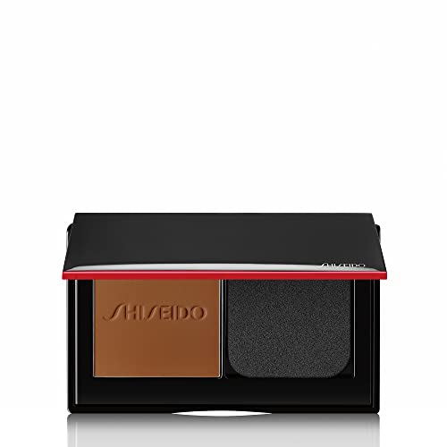 Shiseido Synchro Skin Self-Refreshing Custom Finish Powder Foundation, Suede 510-24-Hour Sheer-To-Medium Buildable Coverage With Shine Control - Smudge Proof & Non-Comedogenic #TOP2