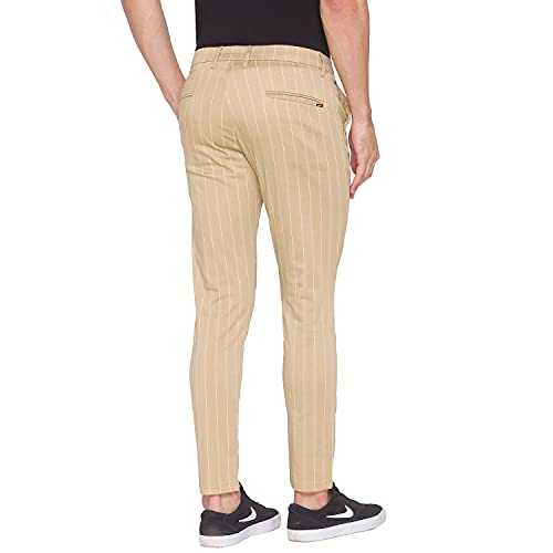 Image of Spykar Men's Slim Fit Trousers