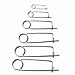Keehui Sping Steel Brooch Shape Cotter Safety Pin Spring Pin, Quick Lock Brooch Locking Fastener for Farm Lawn Garden Hitch ((Dia:3.2mmx80mm (Available) 8PCS))