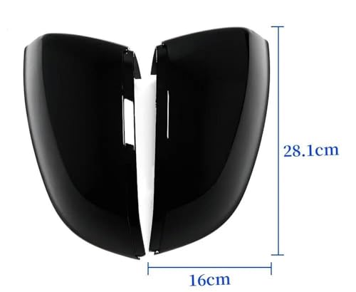 Cubierta de espejo retrovisor negra para reparar el lateral de Q5 4