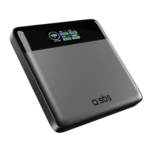 SBS Pulse PowerBank Lite 100W, 20000mAh, Power Delivery (PD 3.0 PPS)
