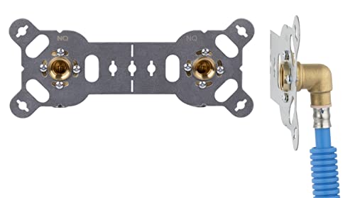 NOYON & THIEBAULT Platine Sécable sortie de Cloison pour tube PER à Sertir Ø12 raccordement robinetterie douche | baignoire | lavabo | WC | machine à laver...
