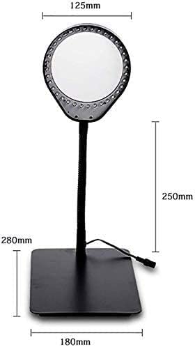 Loupe de bureau mains libres grossissement 10x 20x et eclairage integre - 3