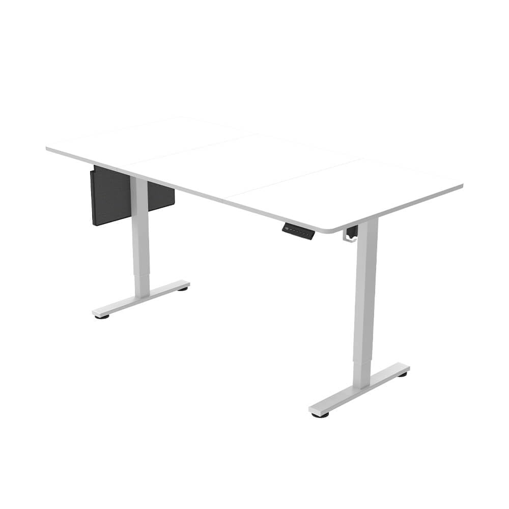 Home Deluxe Scrivania regolabile in altezza, design ergonomico in bianco, 160 x 80 cm, per ufficio e casa