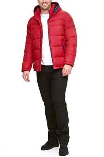 Image of Tommy Hilfiger Men's Classic Hooded Puffer Jacket (Standard and Big & Tall)