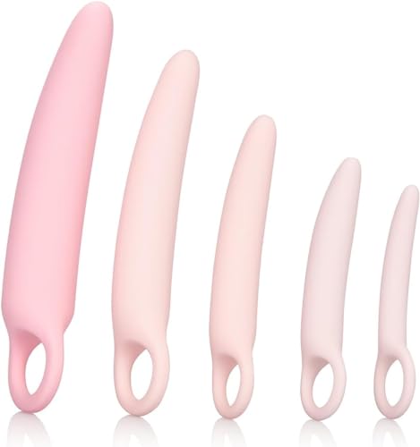 Silicone Dilatador 5 Piezas - 310 Gr, Rosa-ss555