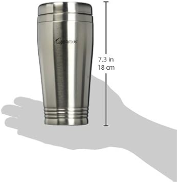 Capresso 16 Ounce Insulated Travel Mug, Stainless Steel (4425.05)
