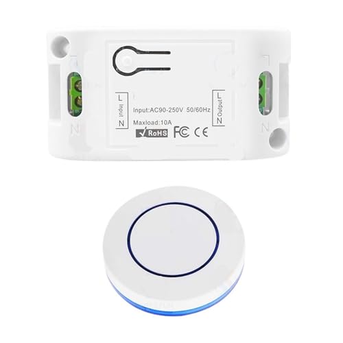 Interrupteur de télécommande AC 220V récepteur relais domotique
