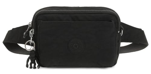 Kipling Abanu Multi Bandolera Pequeña Convertible en Riñonera, Black Noir (Negro)
