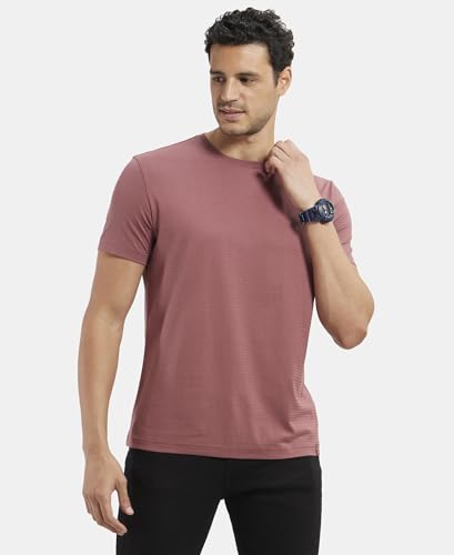 Image of Jockey IM21 Men's Super Combed Supima Cotton Solid Round Neck Half Sleeve T-Shirt