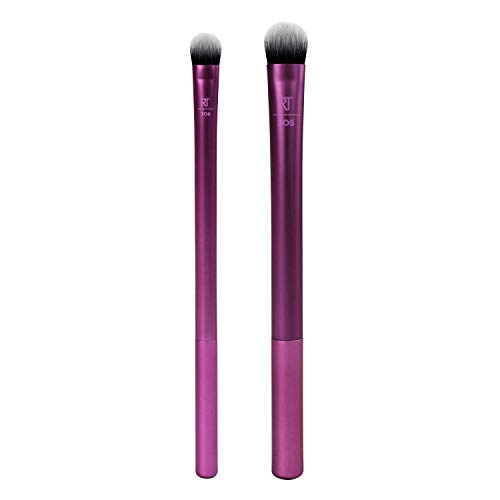 Real Techniques InstaPop Eye Brush Eyeshadow Duo, 2 Count