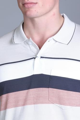 Image of SANE ORIGINALS Polo T-Shirt for Men with Pocket || Striped Polo for Men