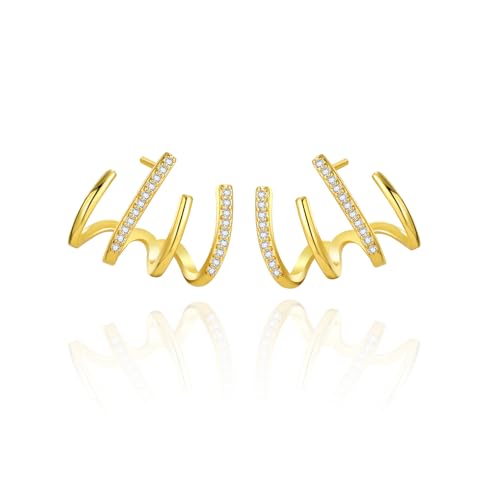 VISSUX 18K�S�[���h���b�L�t�[�v�C�������O ���f�B�[�X �j�b�P���t���[ ��h���� ���s�ɍ��E����Ȃ��y�� �L���L���_���O���C�������O �W���G���[�M�t�g, 1, �^�J, �L���[�r�b�N�W���R�j�A