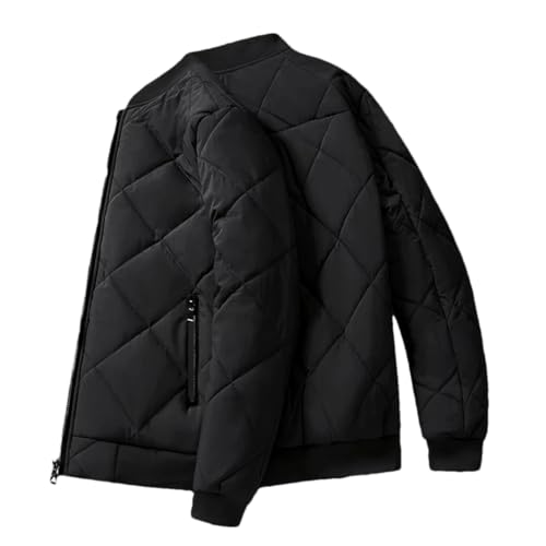 Winter Casual Parkas Men Fleece Warm Thick Windproof Parkas Coat Solid Fashion Streetwear Overcoat - Main Image