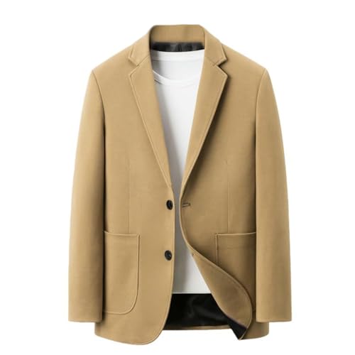 Blazer pour homme veste automne mi-saison coupe droite unie