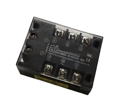 Relais statique triphasé SA3-4080A 80A pour régulation de chauffage