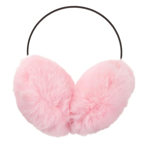 LIFKOME Fur Ear Muffs Winter Women's Plush Ear Warmers Girls Earmuff for Cold Weather