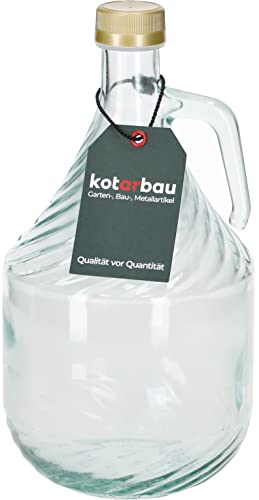 KOTARBAU® Decorative bottle with cork and handle glass carafe, capacity 2 litres KOTARBAU® Decorative bottle with cork and handle glass carafe, capacity 2 litres