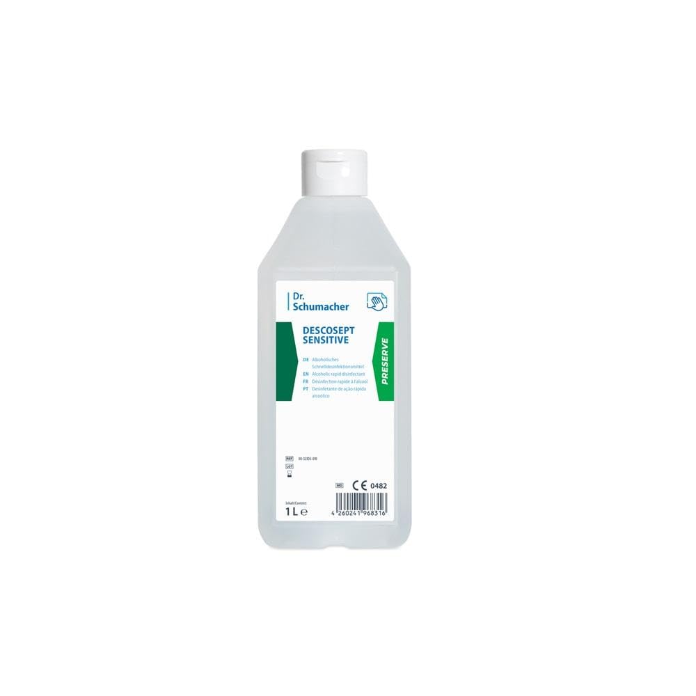 10x Dr. Schumacher Descosept Sensitive Schnelldesinfektion - 1 Liter | Flasche (1 l) - 4260241968316