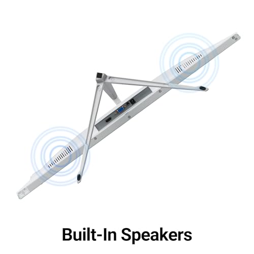 Image of ZEBRONICS A27FHD LED Monitor, 27 inch (68.58cm), 250 nits, 75hz, Slim Design, FHD, 1080p, Wall Mountable, VGA, HDMI, Ultra Slim Bezel, Metal Stand, Built-in Speakers, Widescreen Monitor