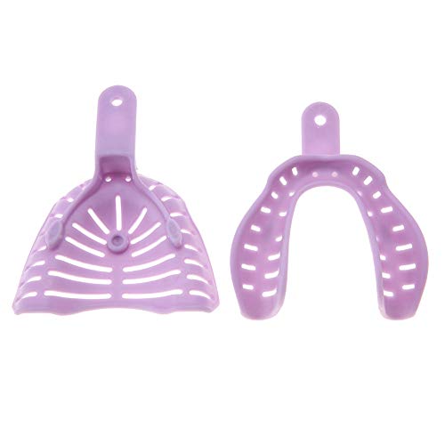 Bissablaut Odontic Impressions Tabletts, Plastikzähnehalter 6PCs, Einfach zu Reinigen, Tragbar für Unterschiedliche Bedürfnisse, Bequem zu Bedienen