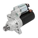 SCITOO Starter Motor 17969 for Audi TT RS Quattro 12-13 & Volkswagen/WV 06-14 for Beetle for golf 10-14 for Jetta 05-14 for Passat 12-14 Rabbit 06-09 Tiguan 06-09 L4 2.5L 1.4KW 12V 10 Teeth CCW