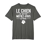 maitre chien formation Léger, Coupe classique, manche à double couture et ourlet à la base