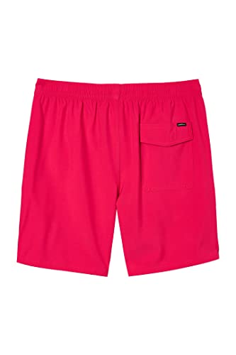 Mens Solid Volley Swim, Fuchsia, M2