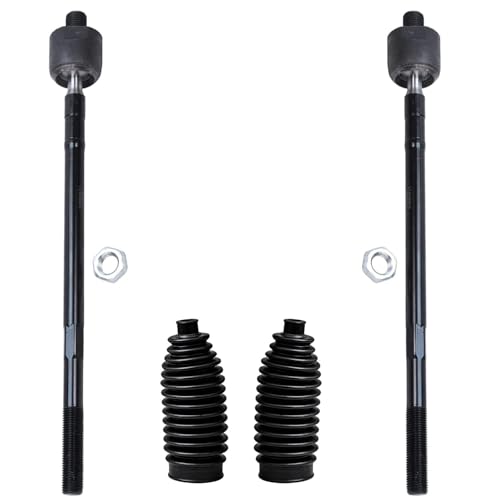 Image of Detroit Axle - Front End 10pc Suspension Kit 2001-2006 Hyundai Santa Fe, 2 Lower Control Arms w /Ball Joints 4 Tie Rods 2 Sway Bars 2 Boots 2002 2003 2004 2005 Replacement