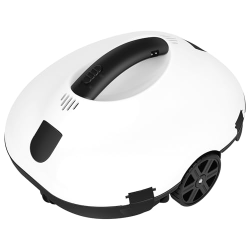 COOLWEST Batteria per robot da piscina, 130 minuti, tempo di pulizia, robot da piscina senza fili, pulitore automatico per piscina con funzione di parcheggio, robot aspirapolvere per piscina rotonda e
