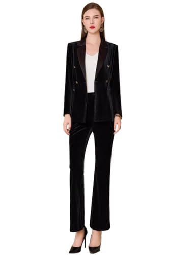 Costume en velours femme chic pour le bureau et les sorties citadines