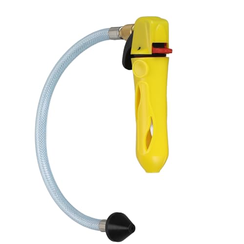 Limpiador Eficiente con Rosca para Tuberías de Drenaje de Aire Acondicionado, Kit CO2 para Drenaje Fácil y Material ABS Duradero (Amarillo) miniatura 2