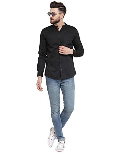 Image of Ben Martin Men's Cotton Solid Regular Fit Casual Shirt-(Bm-Chn-Sht)
