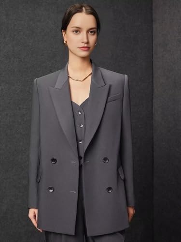 Women Business Suit Set 3 Piece Notch Lapel Lady Suite Single Breasted Office Work Wear Blazer Vest Pants2