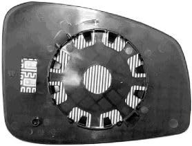 VAN WEZEL 4356837 Cristal de espejo retrovisor exterior asférico calefactable izquierda Compatible con RENAULT Laguna 3 Grandtour KT0/1 Laguna 3 BT0/1