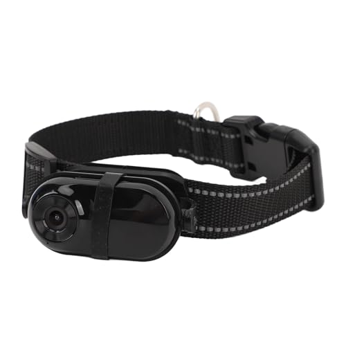 Image of XUMIUZIY Cat Camera Collar, Pet Collar Camera with Memory Card, HD 1080P Wire Less Dog Tracker Camera Adjustable Mini Action Camera for Video Records (32GB)