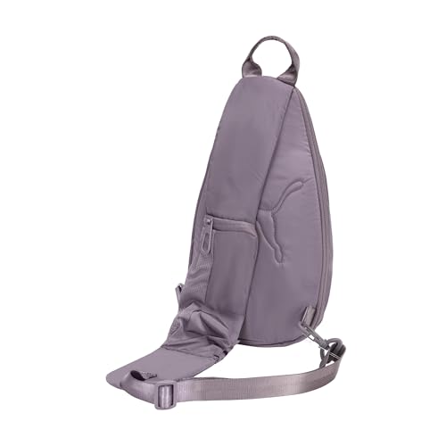 Image of PUMA Women's Myriad Sling, Sporty Hands-Free Bag with Reversible Strap & Dual Compartments, Plum Jam, One Size