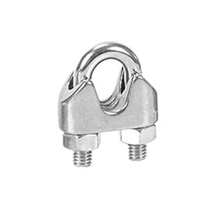 CLENEA U-Typ Drahtseilklemme 1Stk. Edelstahl M4
