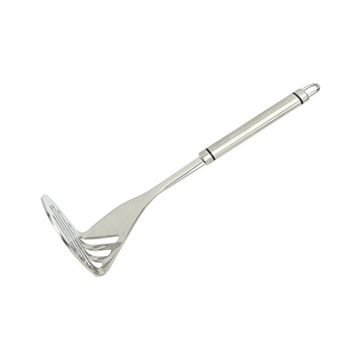 HeyLR Stainless Steel 18/8 Kitchen Utensil Tool Potato Masher With Ergonomic Handle