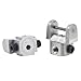 2Pcs Scroll Cutter Holders Metal Clamp Conversion Tool Pinless Adapter for Projects Tighten the Screw Hacksaw Adapter Upper Lower Clamp Scroll Cutter Holders