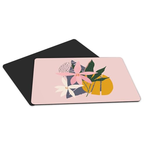 Sets de table fleurs style contemporain finitions premium x4