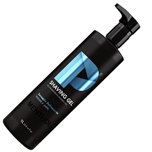 Shaving Gel De Barbear Play Barber 1kg Menthol Caixa Com 6 Unidades